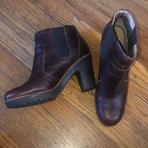 SPERRY TOPSIDERS LEATHER ANKLE BOOTS size 9.5
